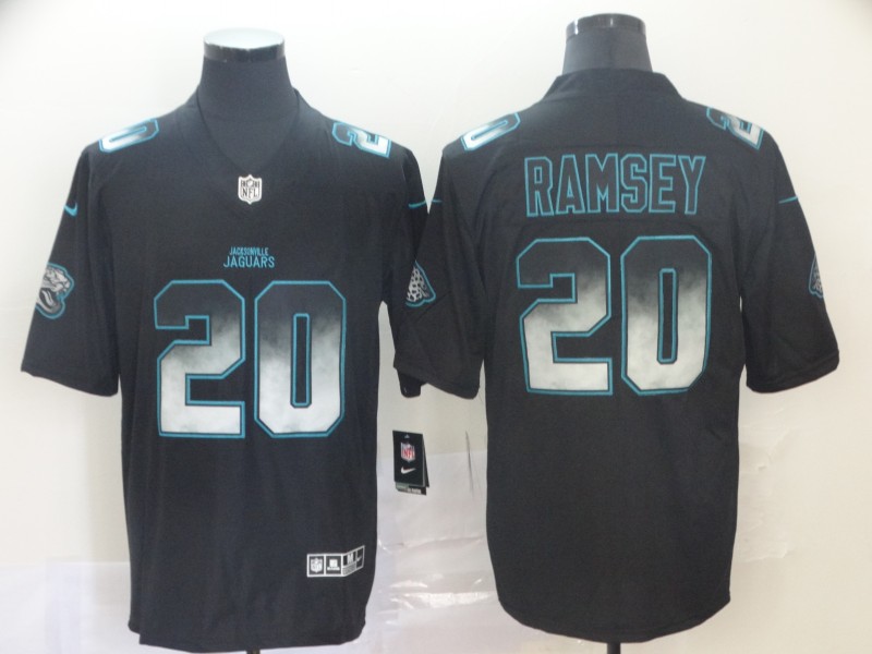 Men's Jacksonville Jaguars #20 Jalen Ramsey Black Alternate Jersey